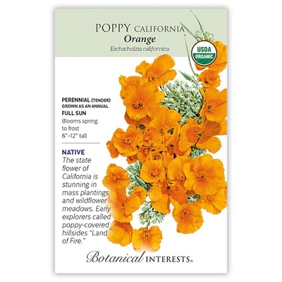 BI Poppy California Orange Org 2033