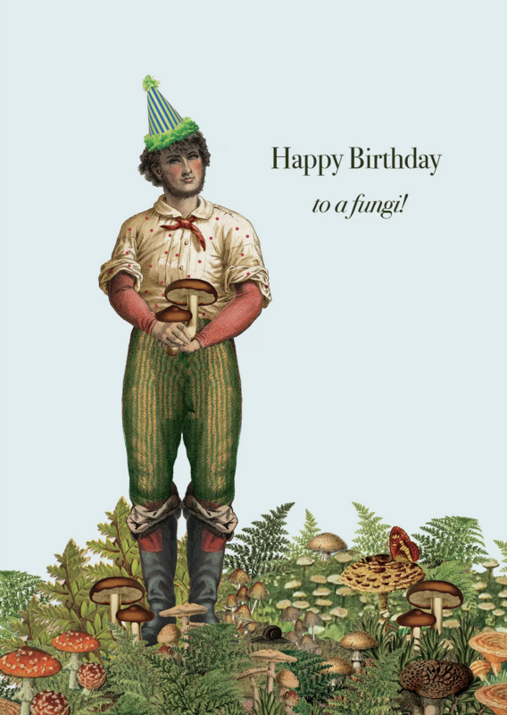 PFD Happy Birthday to a Fungi! 5x7 Card C-FUN
