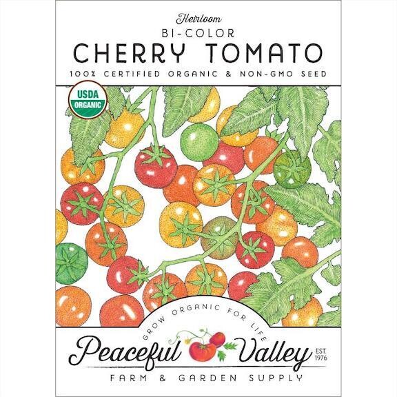 PV Tomato Cherry Bi Color Org SNV8449