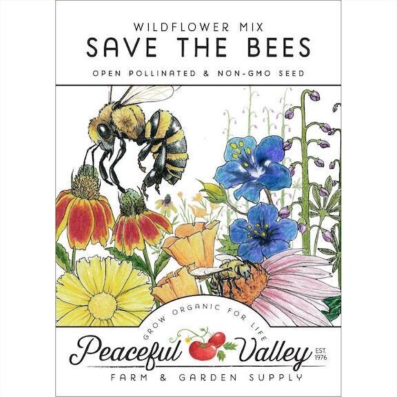 PV Wildflower Mix Save the Bees Org SWF636