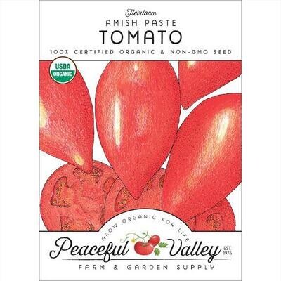 PV Tomato Amish Paste Org SNV8184