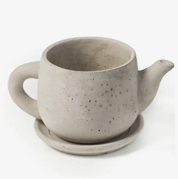VV Concrete Teapot Planter OCE-TPOT