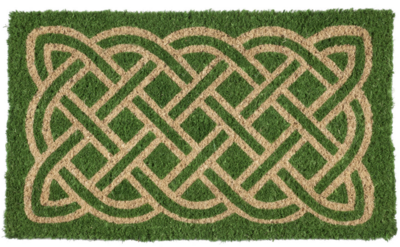 Entryways Celtic Handwoven Coconut Fiber Doormat 18"x30"