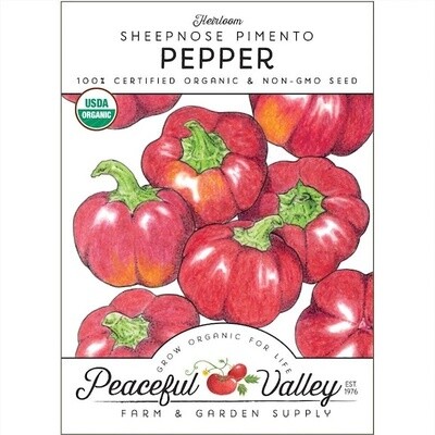 PV Pepper Sheepnose Pimento Org SNV8627