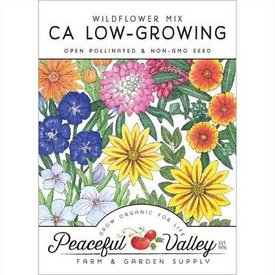 PV Wildflower Mix California Low-Growing Org SWF971