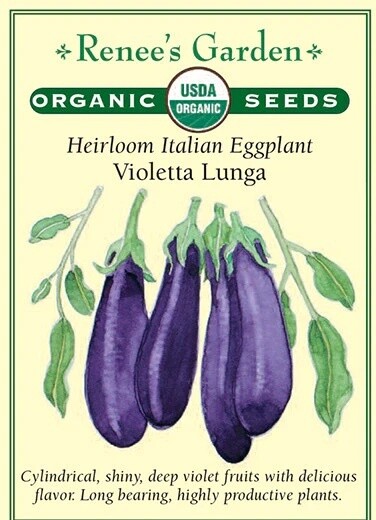 Renee's Eggplant Italian Violetta Lunga Org 3081