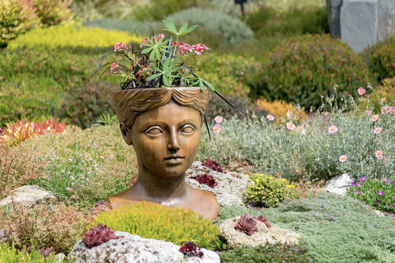 Castart Planter Bust Mother Nature - Ancient Stone (PLB-NAT)