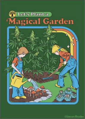 Ephemera Let's Plant A Magical Garden Magnet 19333
