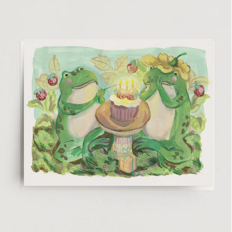 Ingrid Press Frog Party Greeting Card BD-113