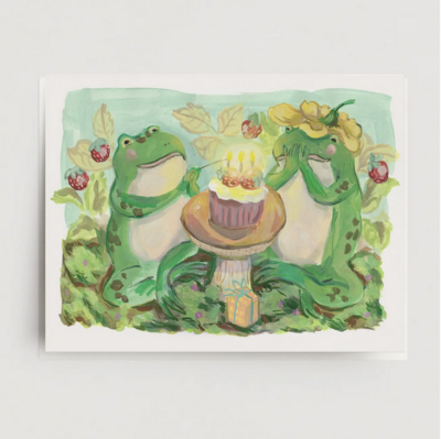 Ingrid Press Frog Party Card BD-113