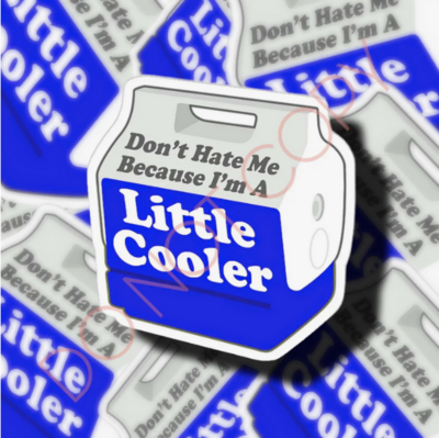 Ace the Pitmatian Don't Hate Me Because I'm A Little Cooler Sticker