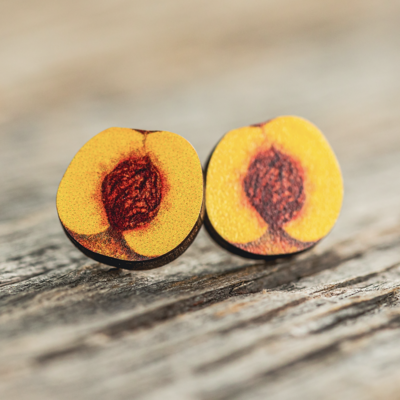 Plant Posse Peach Stud Earrings