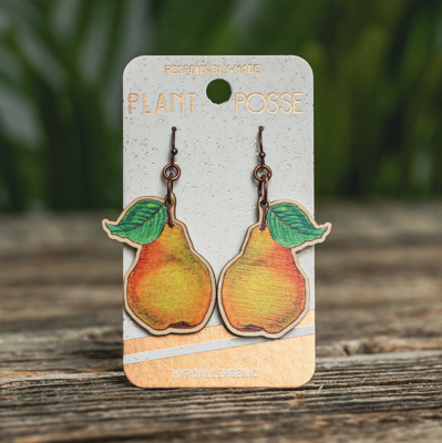 Plant Posse Pear Dangle Earrings
