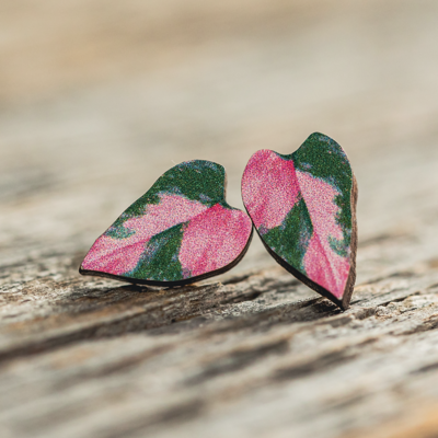 Plant Posse Pink Princess Stud Earrings