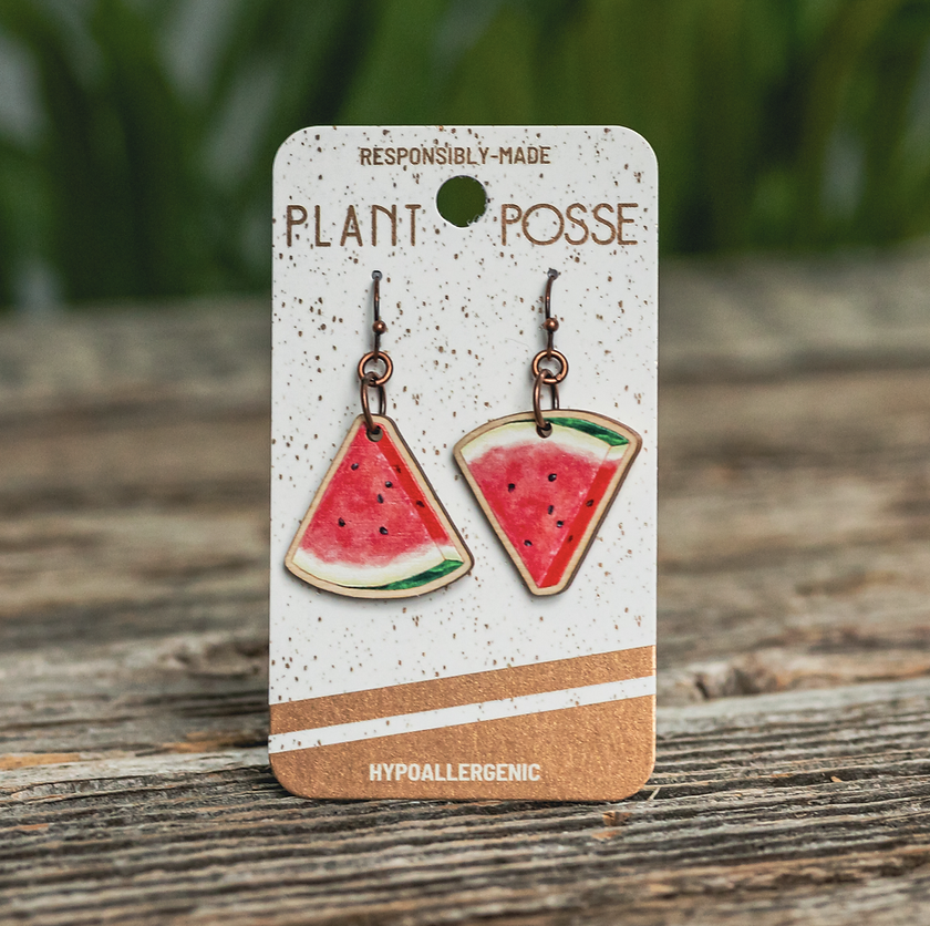 Plant Posse Watermelon Dangle Earrings