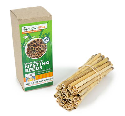 Crown Bees Summer Natural Reeds Leafcutter Bees 6mm