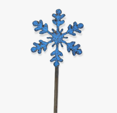 Whimsies Christmas Ornament Metal Plant Stake (PS-Snowflake)