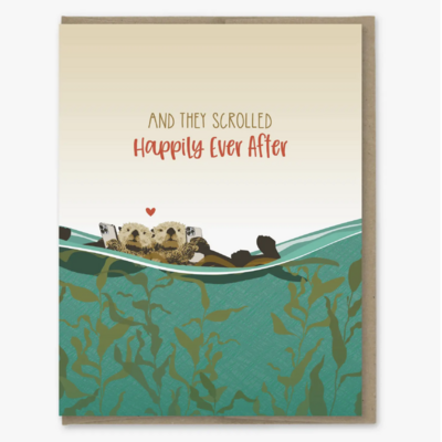 MPM Scrolled Ever After Wedding Card WD052
