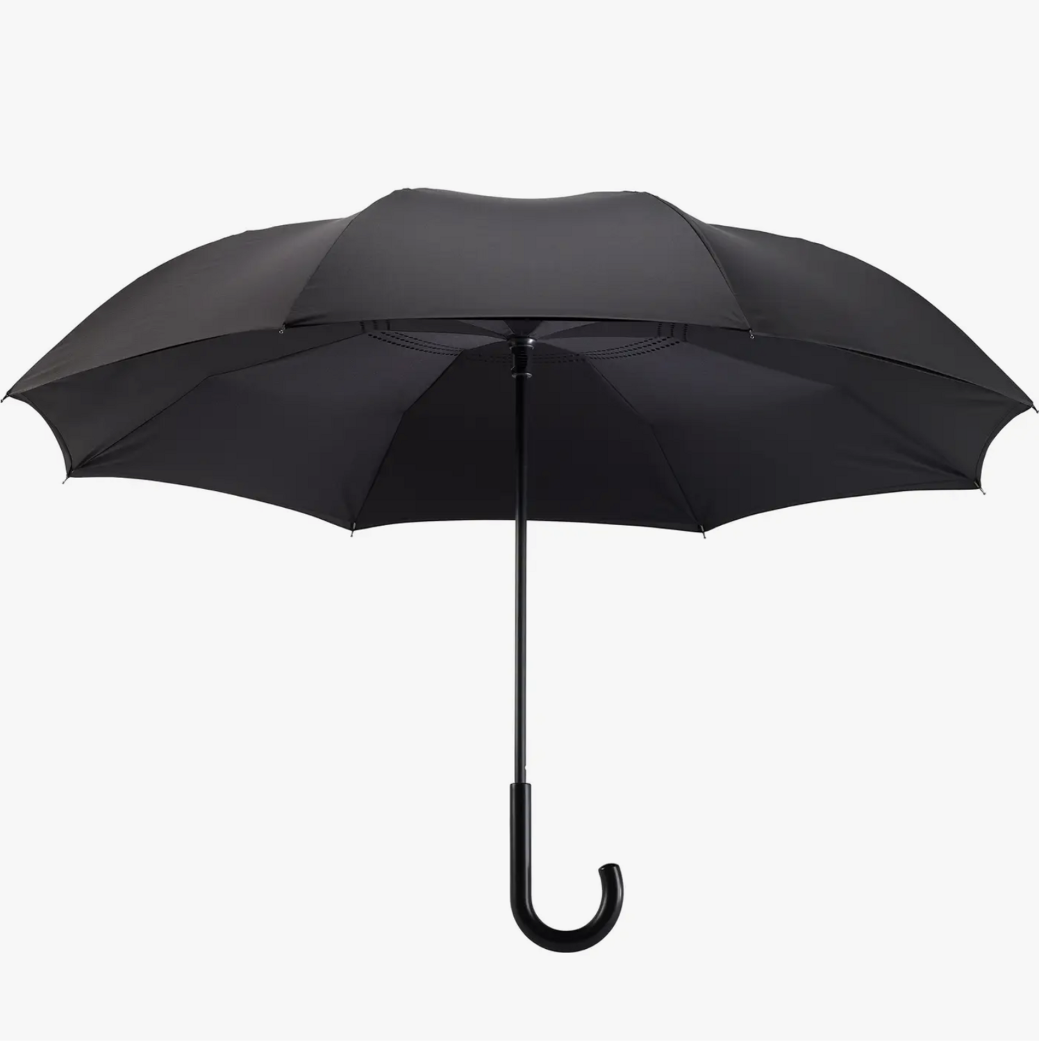 Galleria Enterprises Black Stick Umbrella Reverse Close  