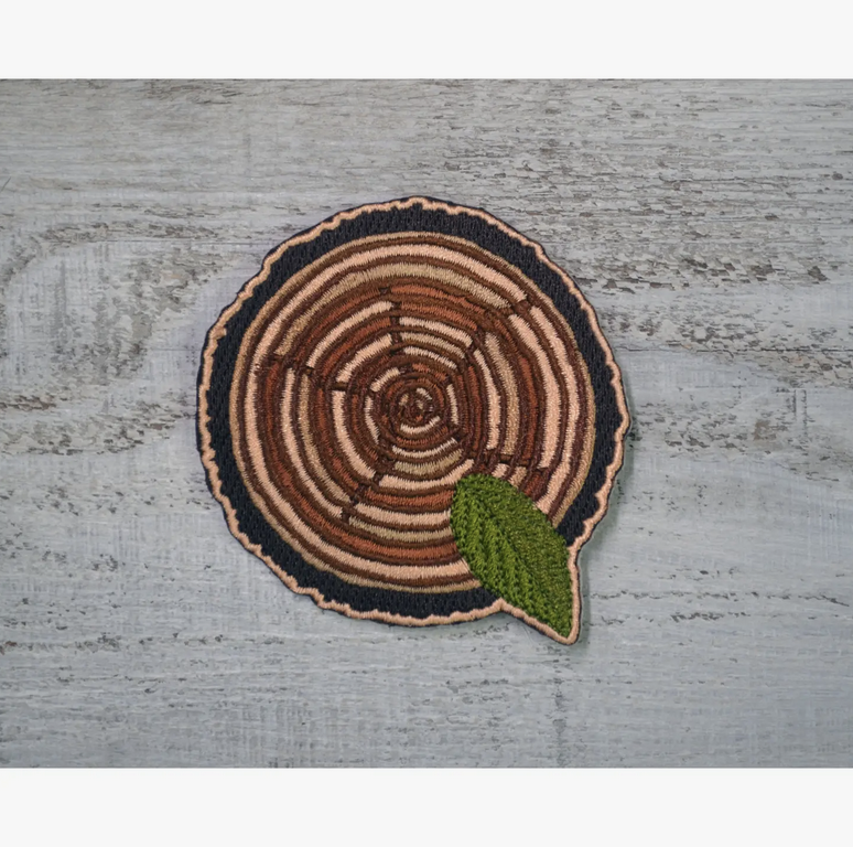 Think Greene Stump Embroidered Patch 