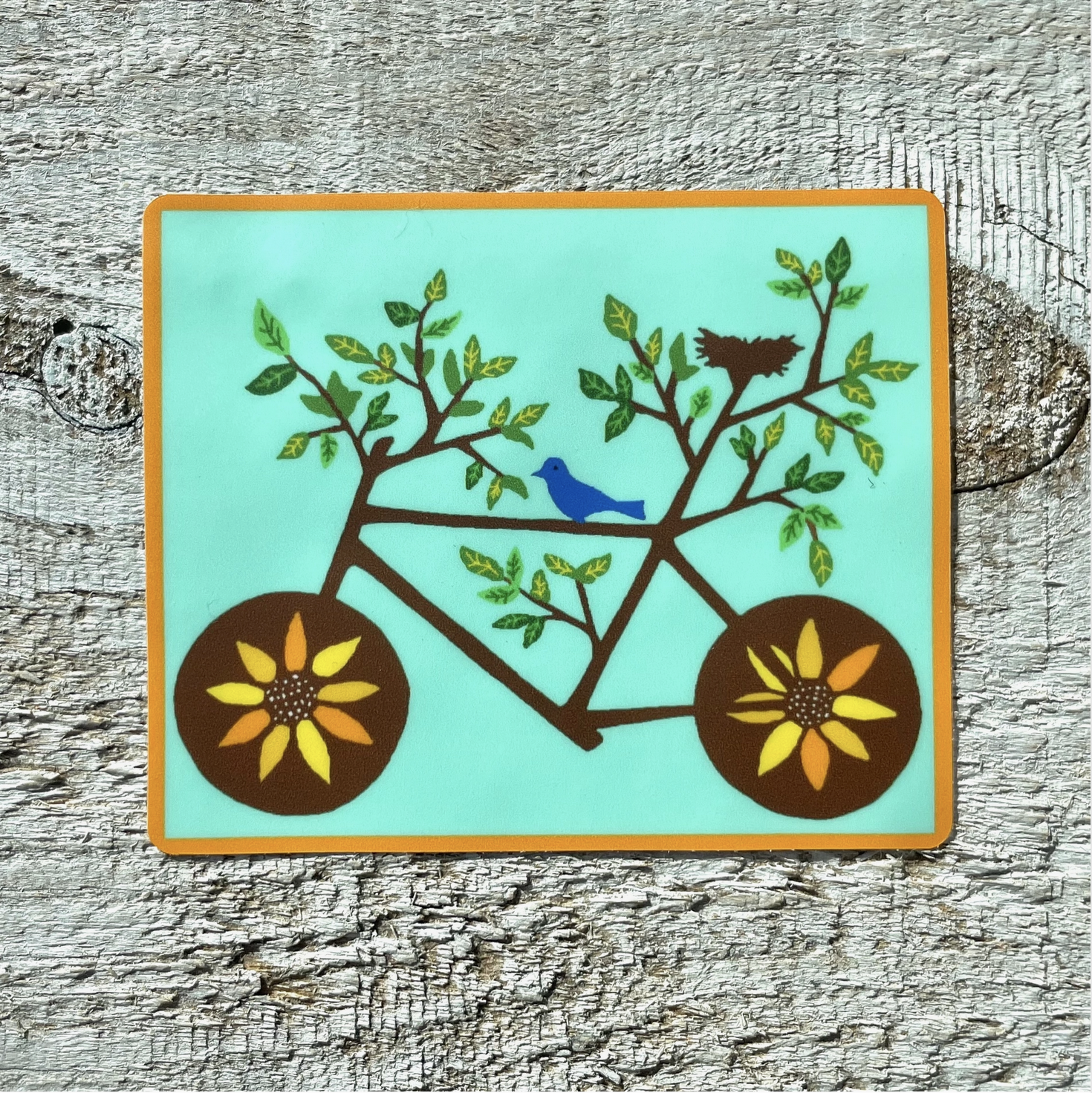 Think Greene Tree Bike Sticker