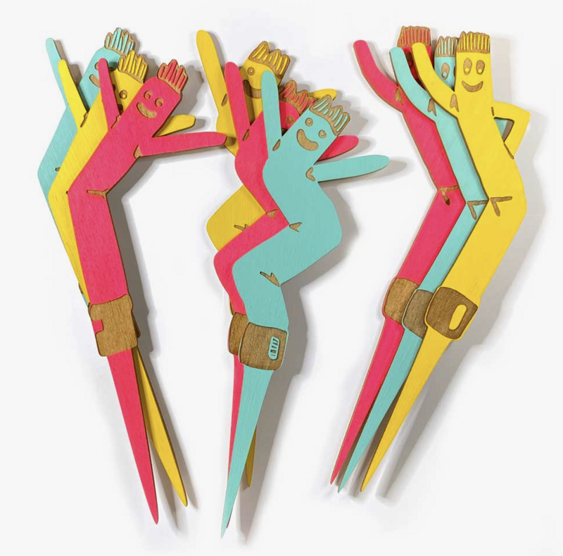 SnowMade Air Dancer Plant Stakes PSAD