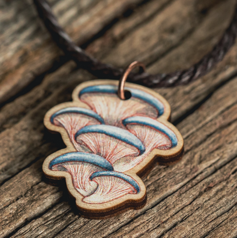 Plant Posse Oyster Mushroom Necklace