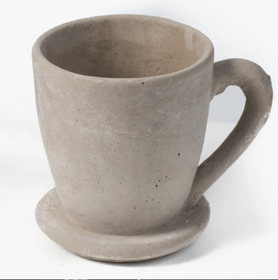 VV Cement Tea Mug Planter - Small OCE-MUG-S