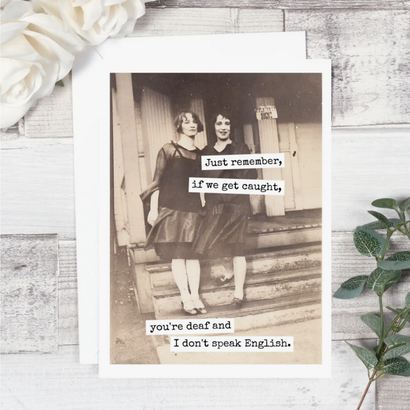 RRS Just Remember, If We Get Caught Card (RR629)