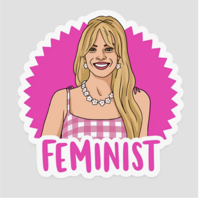 Brittany Paige Feminist Doll Sticker STK196