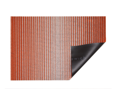 Chilewich Breton Domino Shag Doormat 18x28 Apricot