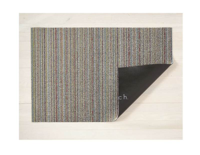 Chilewich Skinny Stripe Shag Utility 24x36 Soft Multi