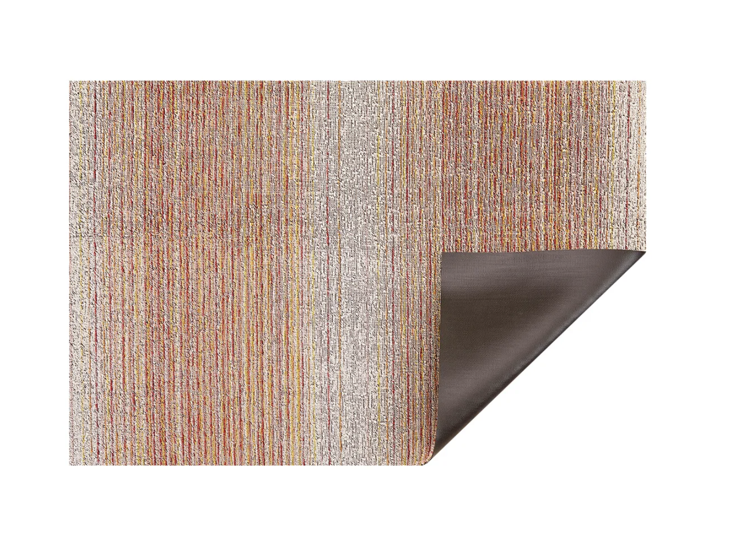 Chilewich Fade Stripe Shag Doormat 18x28 Sunrise