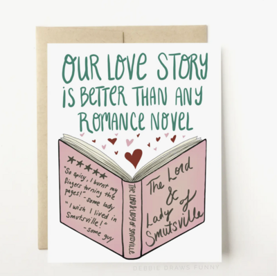 DDF Better Than a Romance Novel Greeting Card