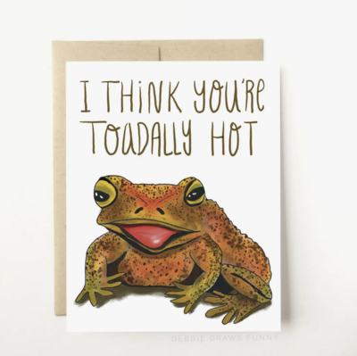 DDF You're Toadally Hot Greeting Card