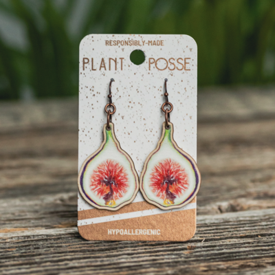Plant Posse Fig Dangle Earrings 