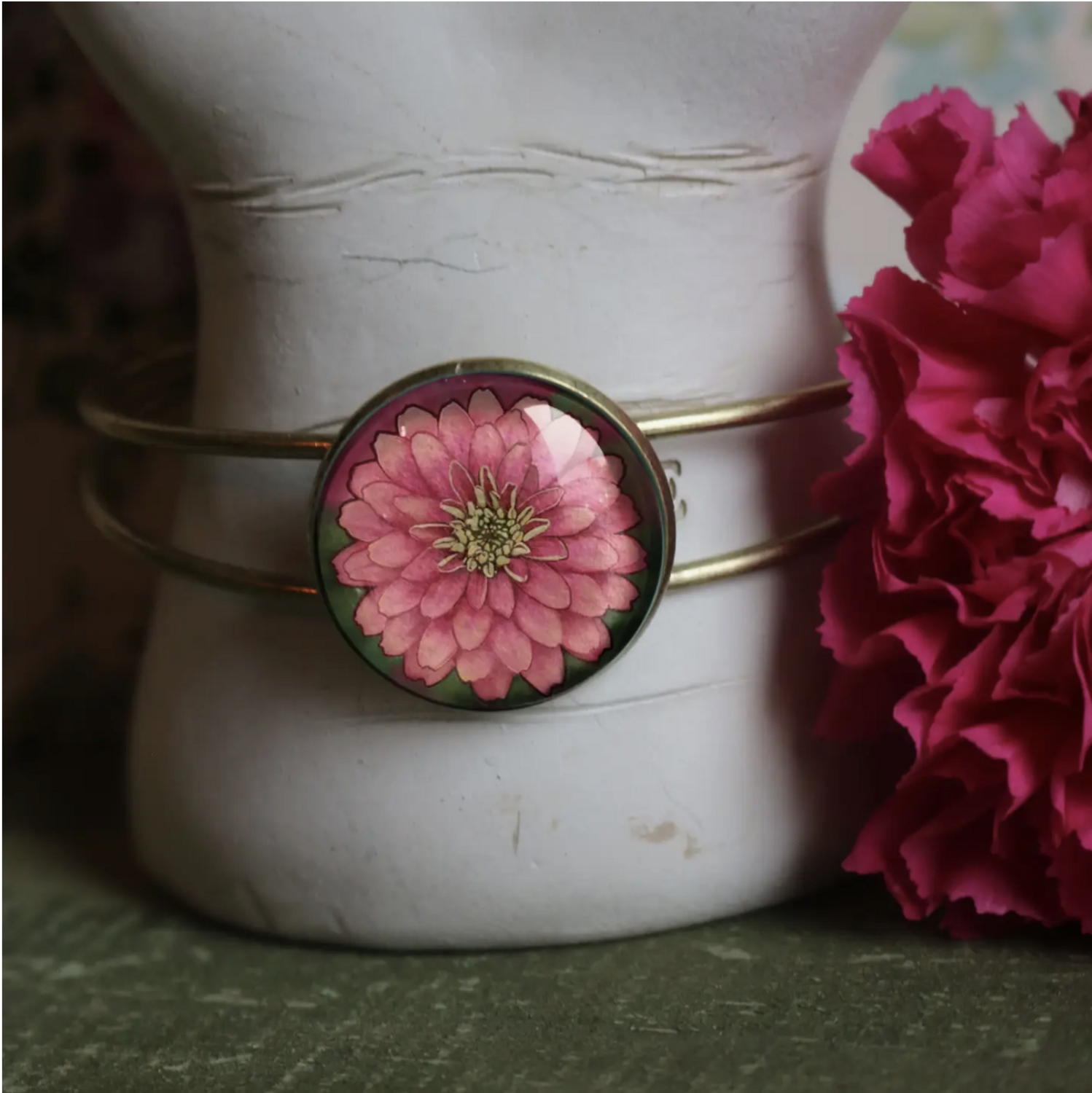 The Divine Iguana Zinnia Cuff Bracelet