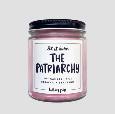 Brittany Paige Let It Burn: The Patriarchy Candle CAN104