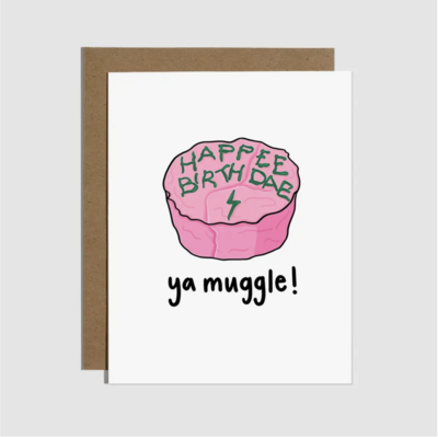 Brittany Paige Happy Birthdae Ya Muggle Card HB157