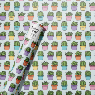 Brittany Paige Plants and Cactus Wrapping Paper WP132 