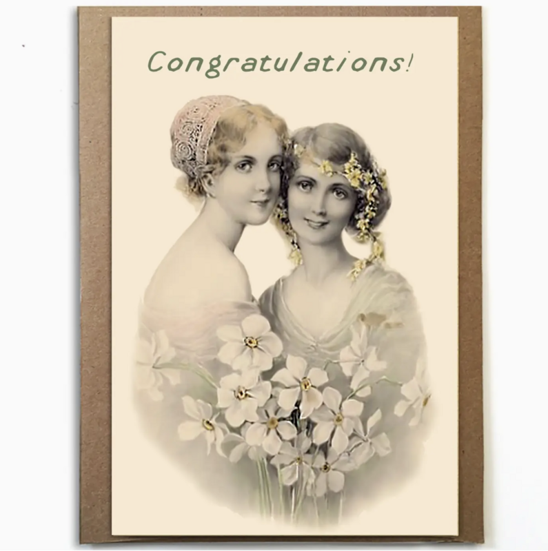 A Zillion Dollars Queer Wedding Greeting Card C5133