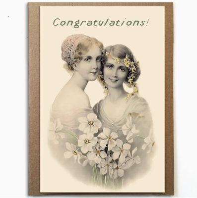 A Zillion Dollars Queer Wedding Greetiing Card C5133