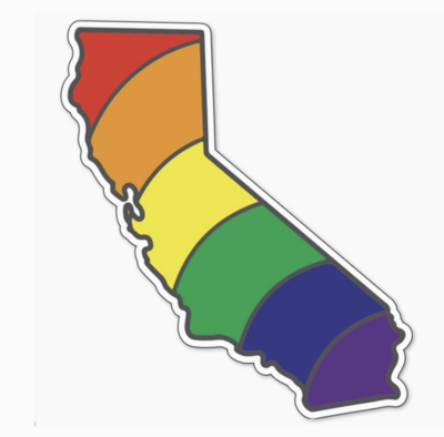 SF Mercantile CA Pride Vinyl Sticker (21014)