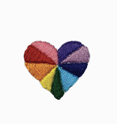 Tattly Rainbow Heart Pair 2174
