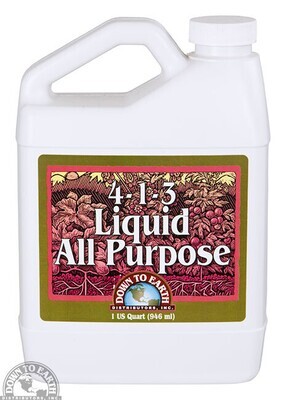 DTE Liquid All Purpose Fertilizer 4-1-3 1Qt (13413)