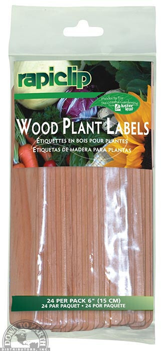 BFG  Luster Leaf 24pk 6" Wood Plant label LUS812 