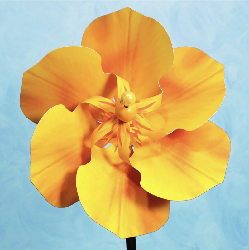 Paper Arboretum Pinwheel Wind Spinner - 14"