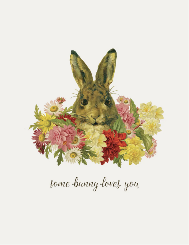 PFD Some Bunny Loves You Greeting 5x7 Card C-SBL