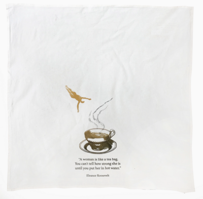 Valentine Viannay Roosevelt Tea Towel