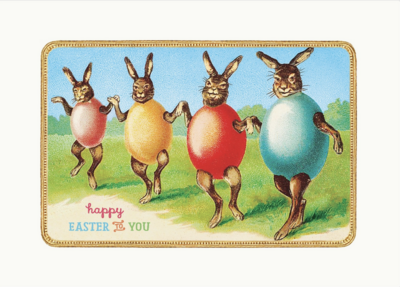Lucca Paperworks Easter Chorus Line 5x7 Greeting Card